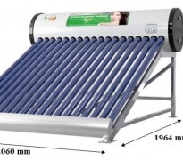 Máy nước nóng mặt trời 200lit thái dương năng ECO